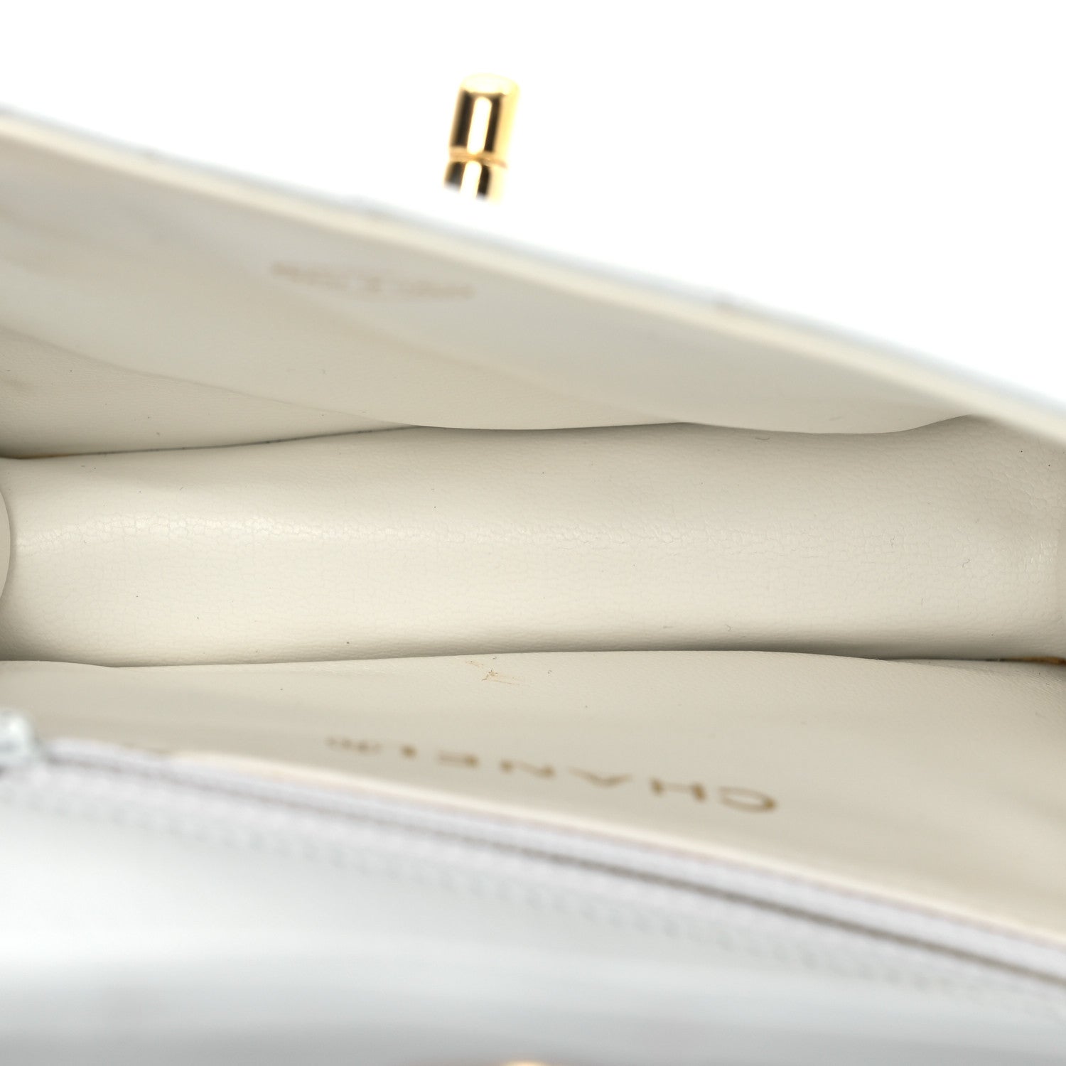 Chanel Lambskin Quilted Flap Waist Belt Bag 75 30 White 9 of 29