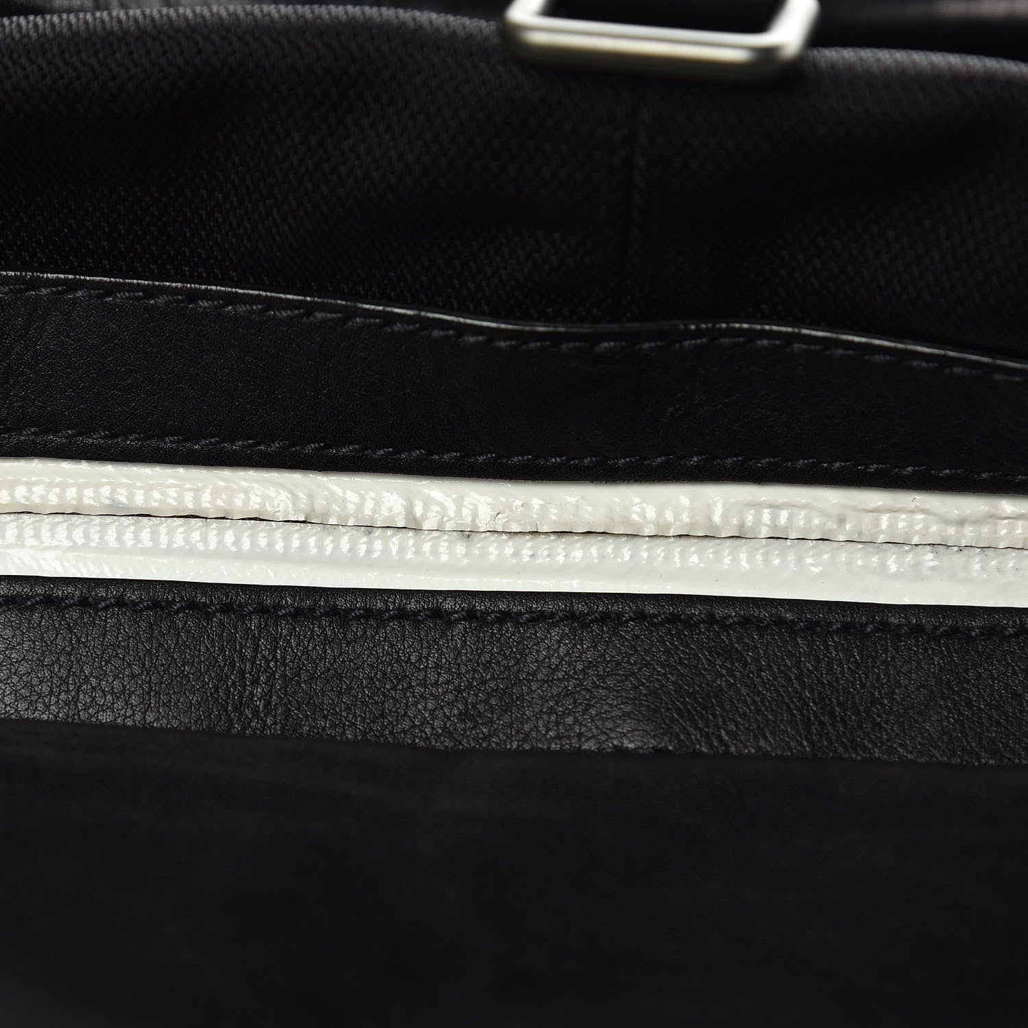 Balenciaga Nylon Agneau Classic Hardware Small Squash Duffle Bag Black 10 of 13
