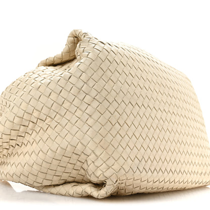 Bottega Veneta Nappa Intrecciato Parachute Bag White 9 of 10