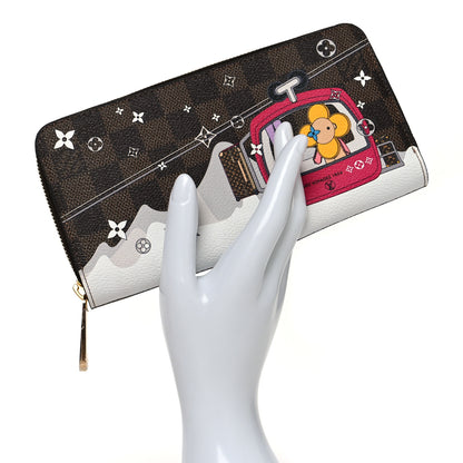 Louis Vuitton Damier Ebene 2019 Christmas Animation Zippy Wallet 2 of 8
