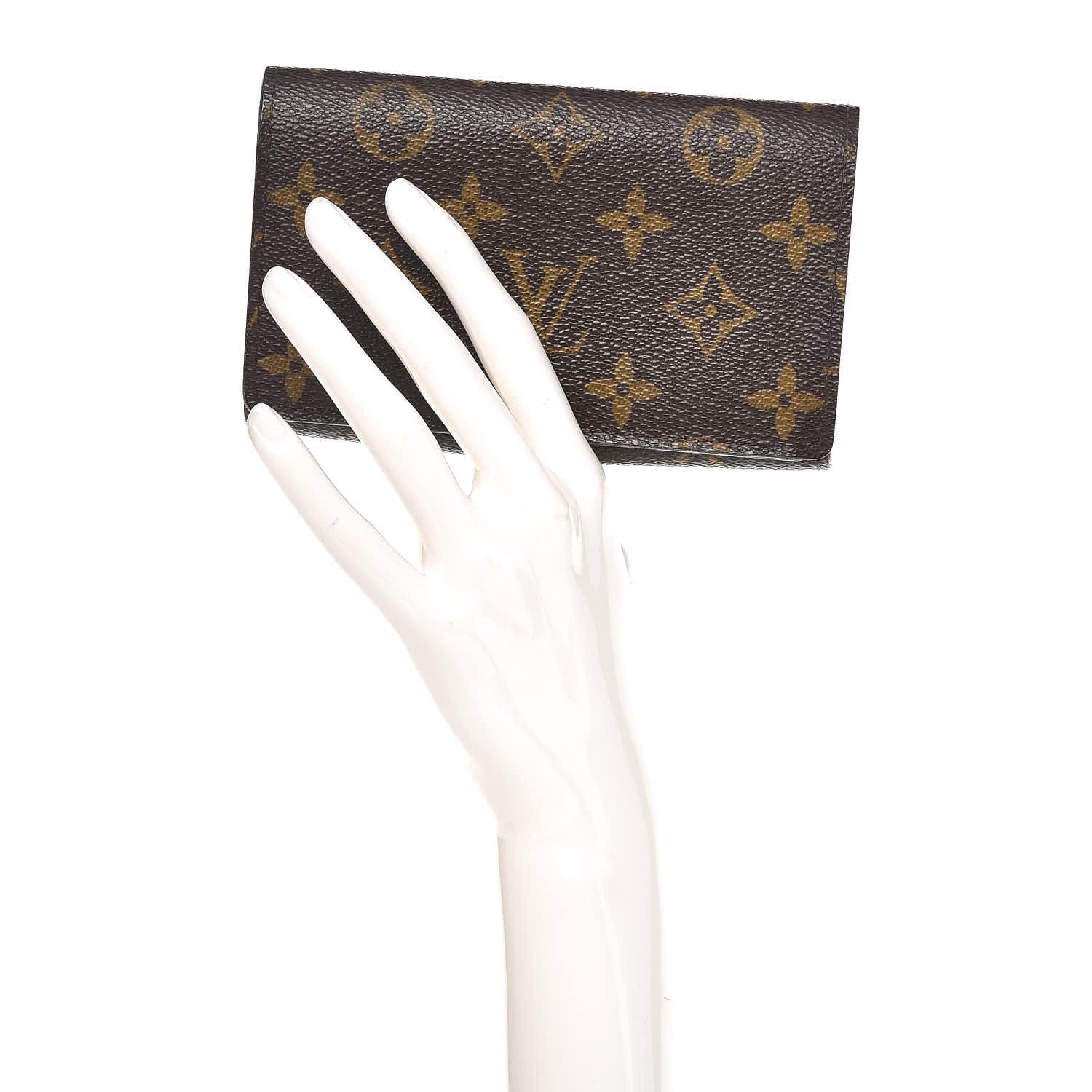 Louis Vuitton Monogram Porte-Monnaie Tresor Wallet 2 of 8