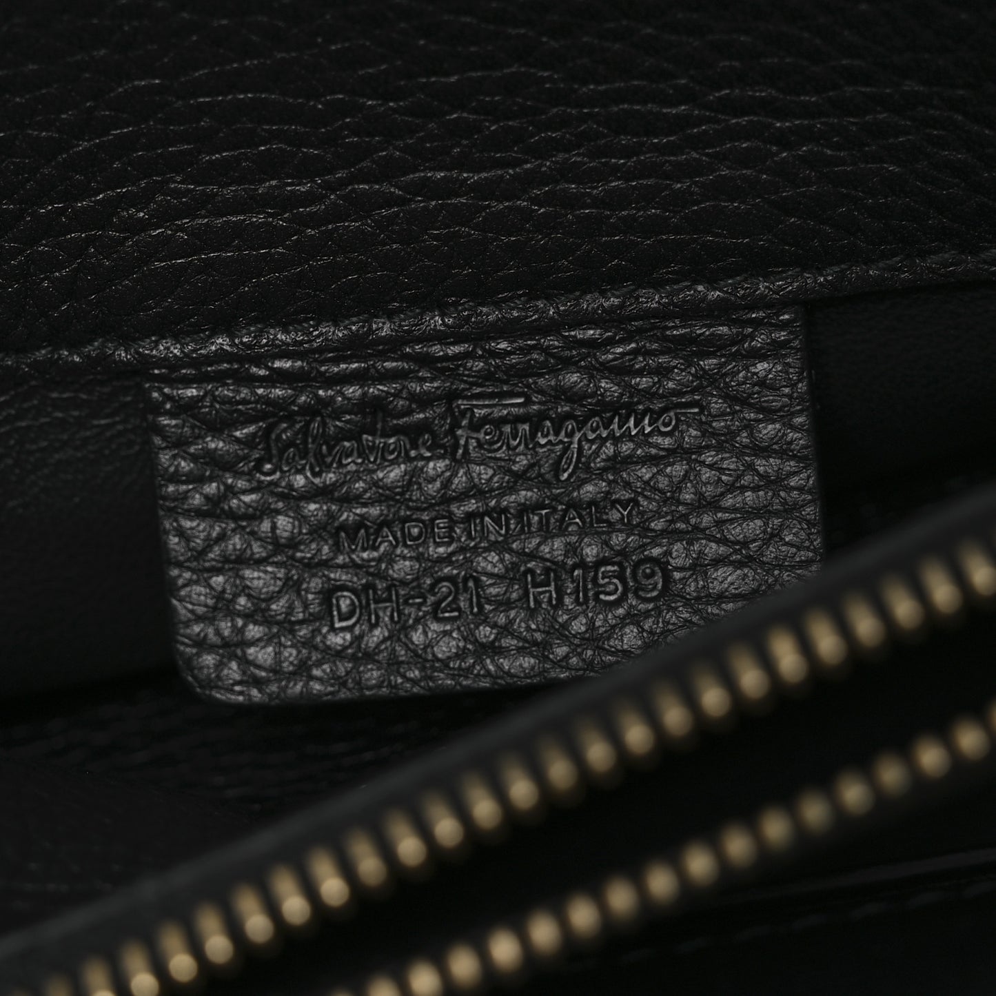 Hammered Calfskin The Studio Bag Black