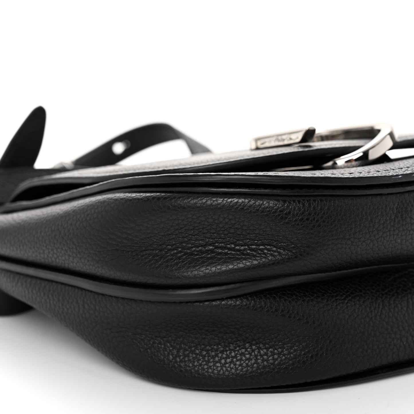 Calfskin Alix Hunter Crossbody Bag Black