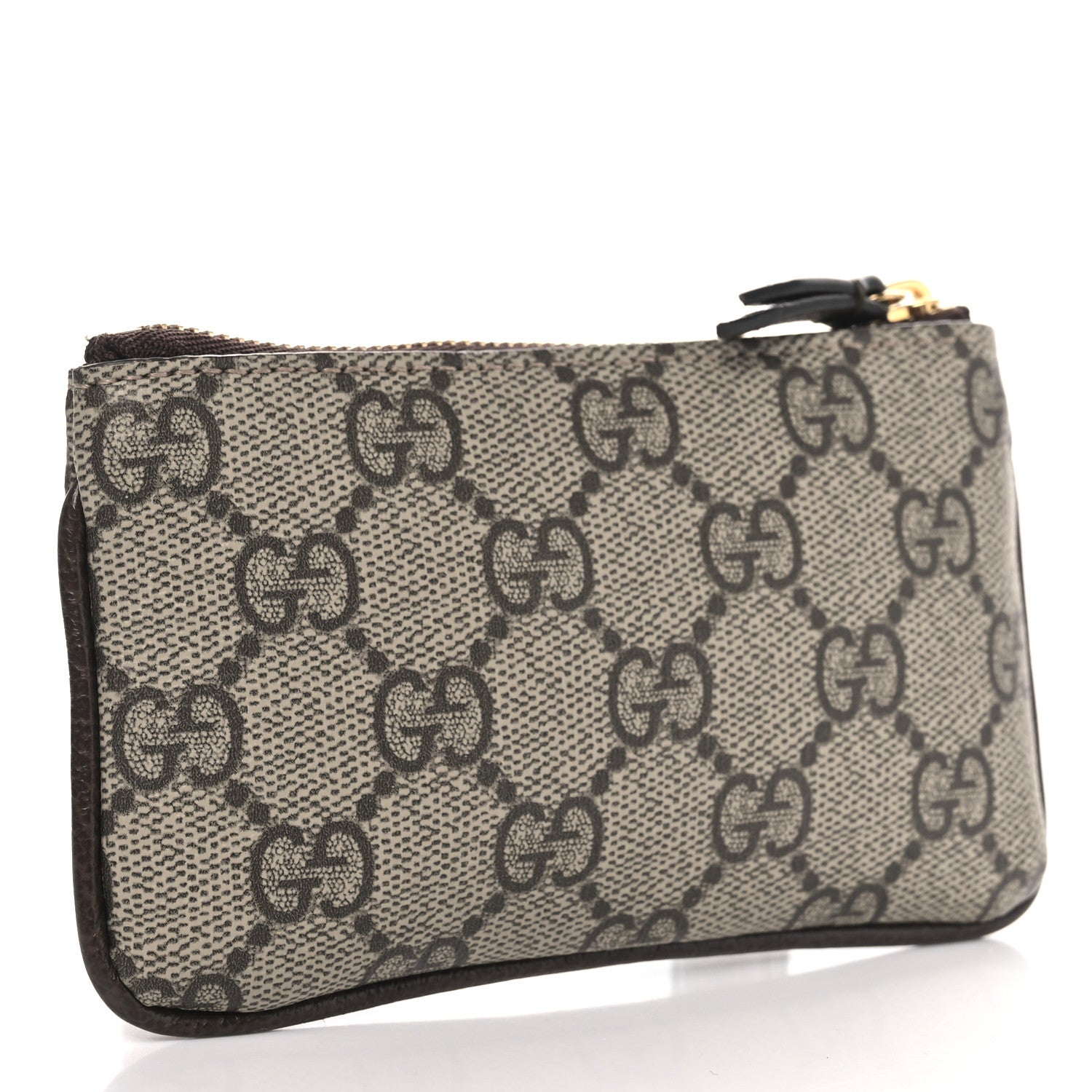 Gucci GG Supreme Monogram Selleria Key Case Brown 3 of 7