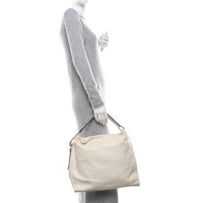 Jimmy Choo Smooth Calfskin Callie Hobo Bag Latte 3 of 10