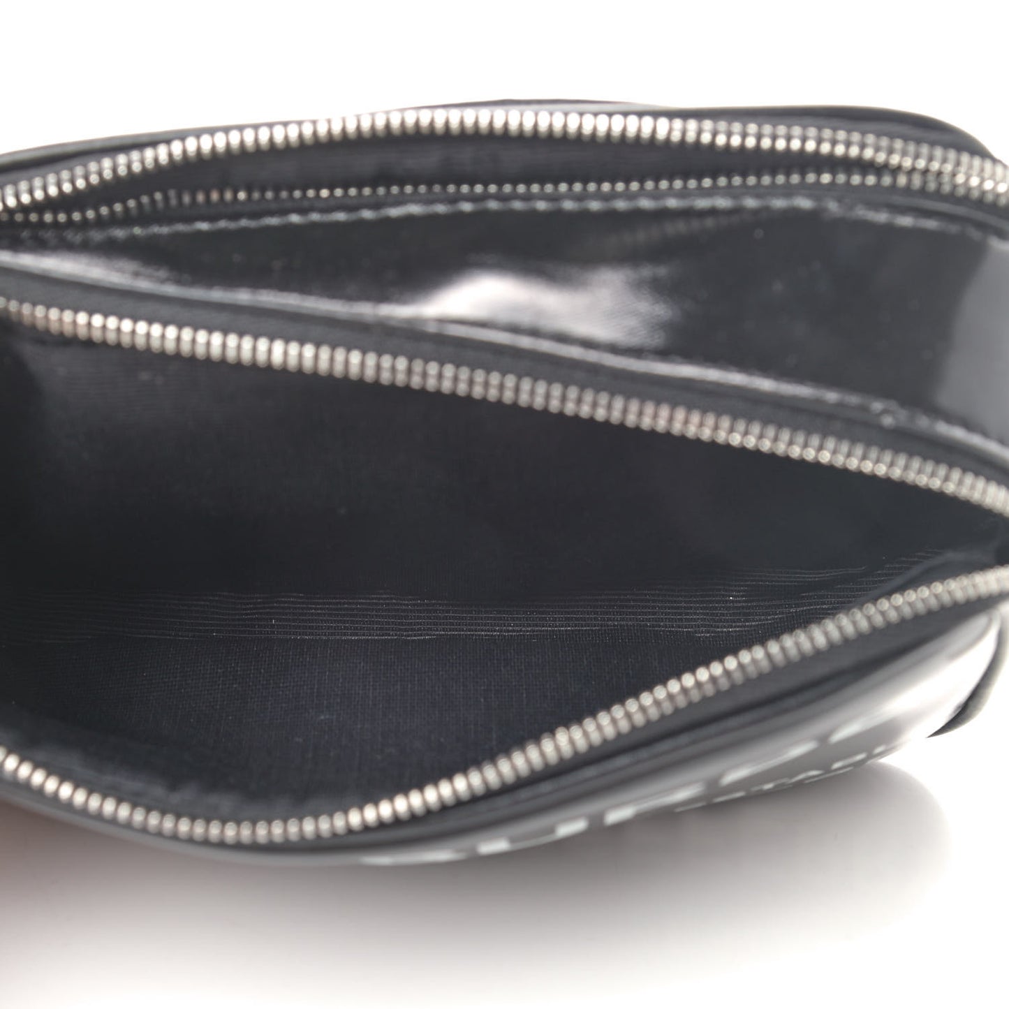 Coated Canvas Horseferry Print Micro Camera Bag Black