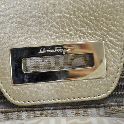FASHIONPHILE SALVATOREFERRAGAMOLeatherMarisaMetallicGold 7 of 8