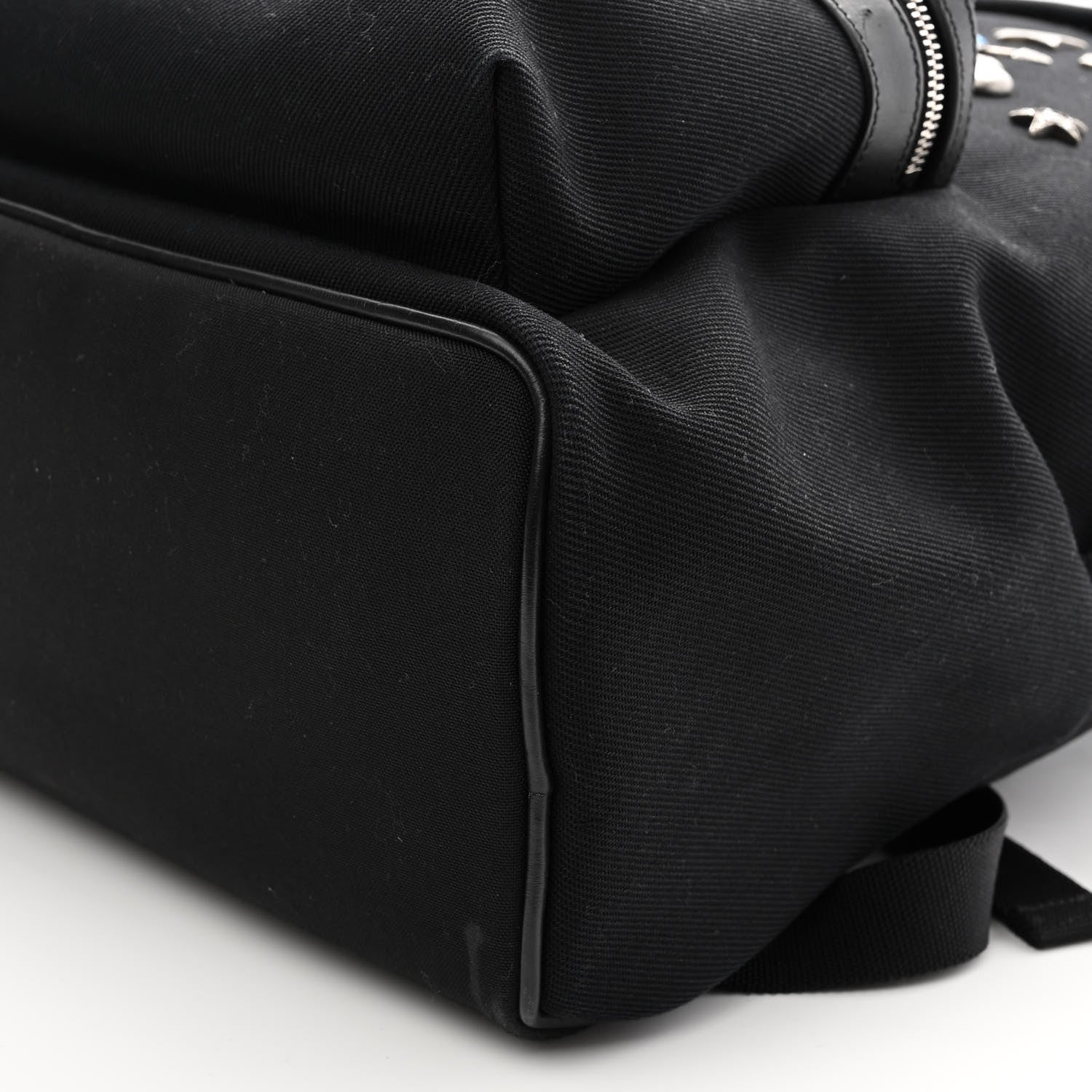 Saint Laurent Canvas City Backpack Black 9 of 9