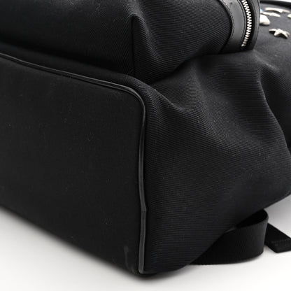 Saint Laurent Canvas City Backpack Black 9 of 9