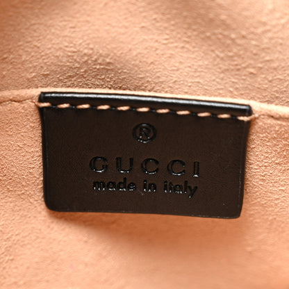 Gucci Calfskin Matelasse GG Marmont Belt Bag 75 30 Black 75/30 Black 6 of 10