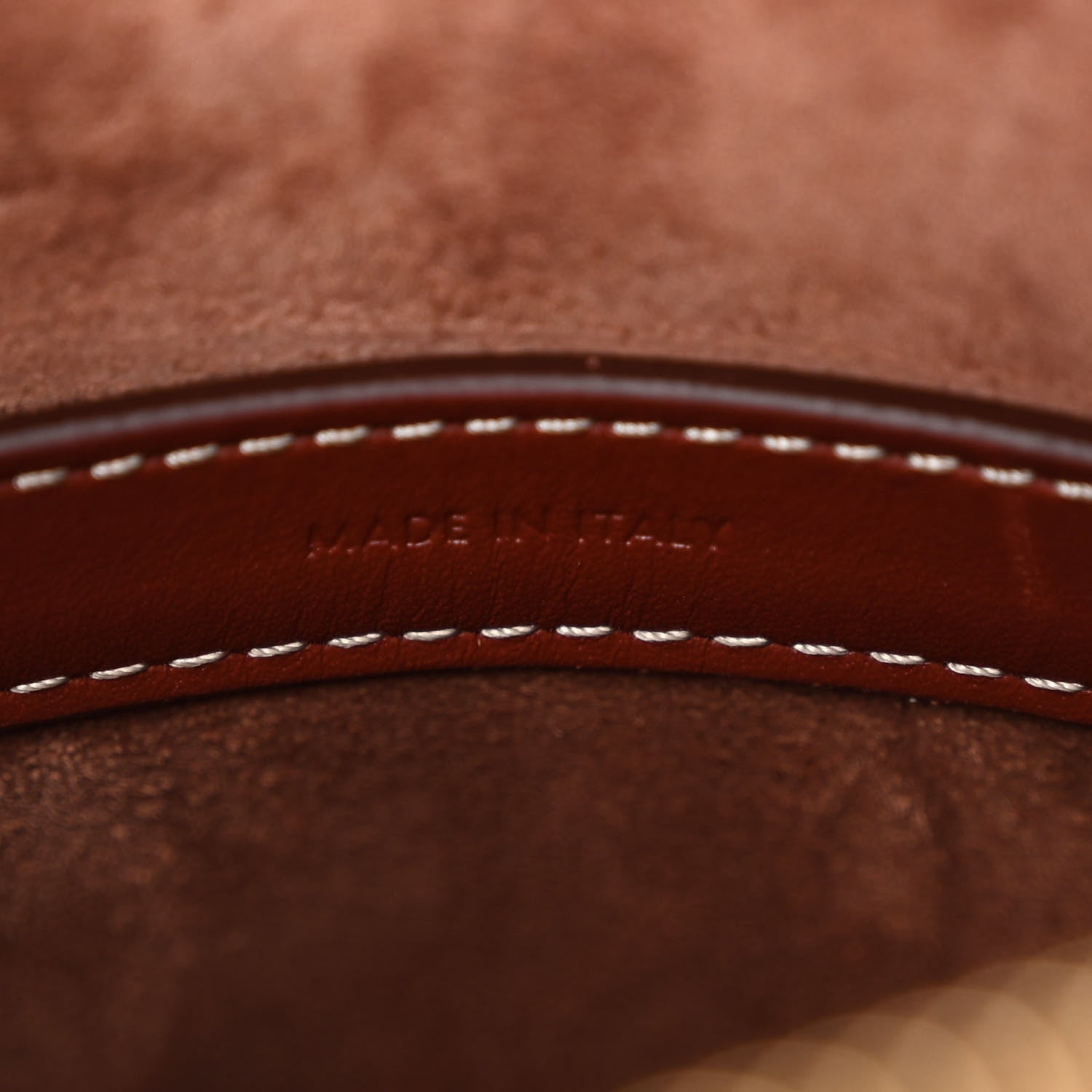 Celine Textile Calfskin Besace Natural Teck 7 of 10