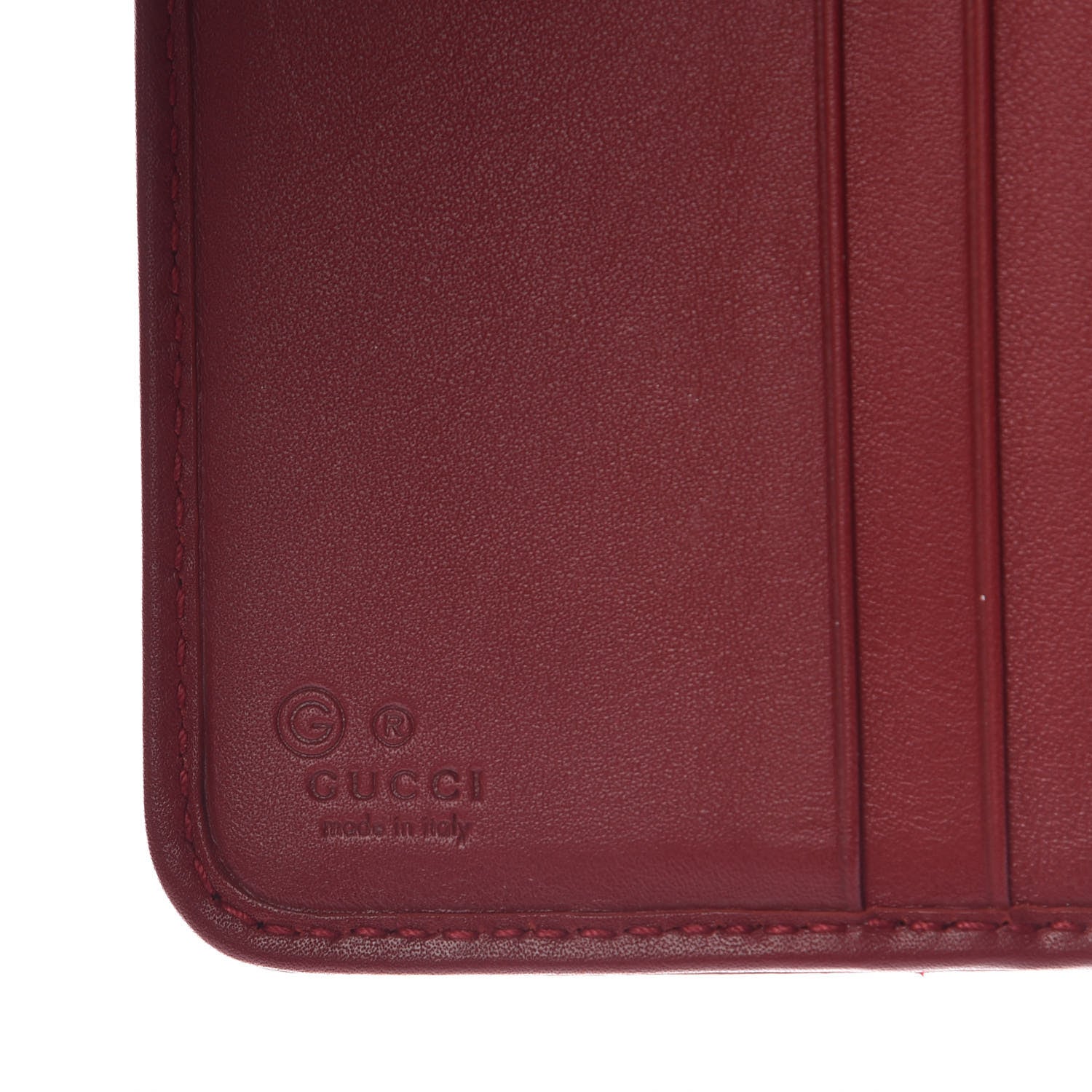 Gucci Soft Microguccissima Continental Zip Wallet Red 6 of 9
