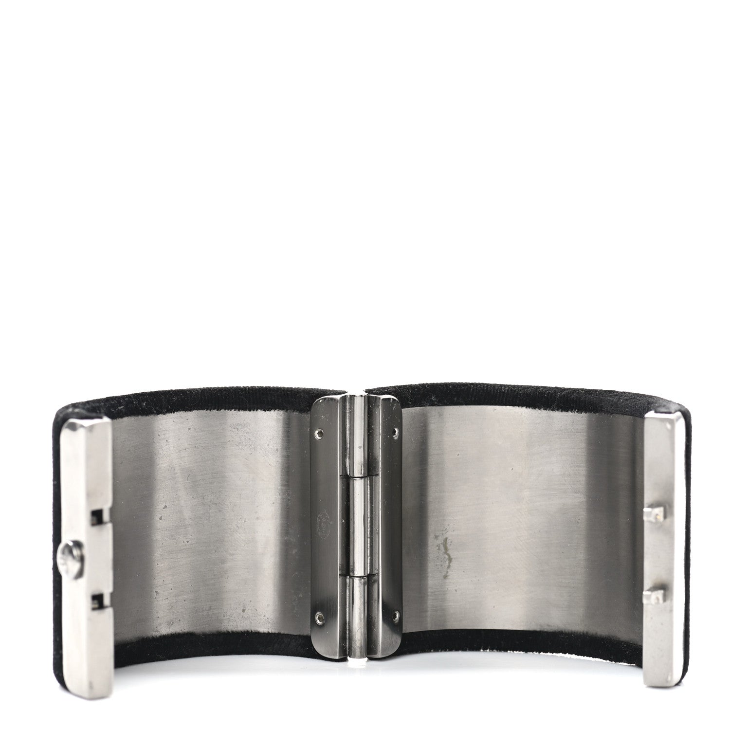 Chanel Velvet CC Wide Cuff Black 6 of 6