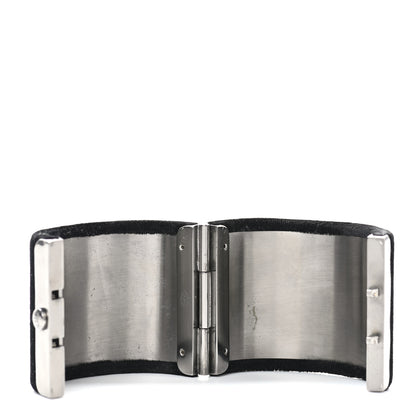 Chanel Velvet CC Wide Cuff Black 6 of 6