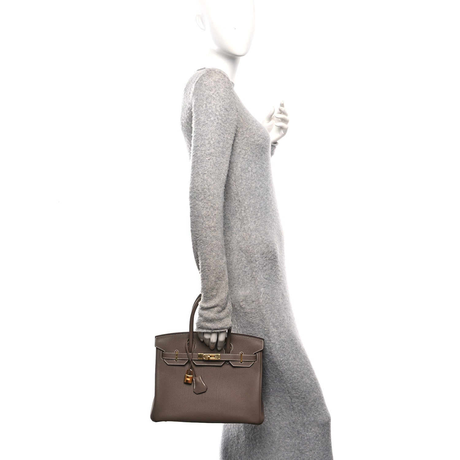 Hermes Togo Birkin 30 Etoupe 2 of 10