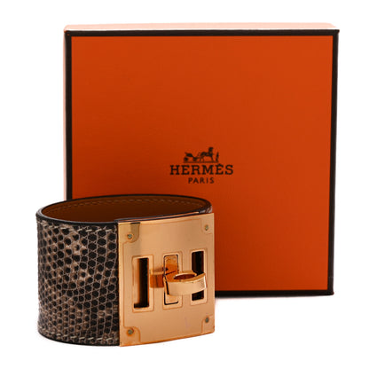 Hermes Lizard Kelly Dog Bracelet T2 Ombre 6 of 6