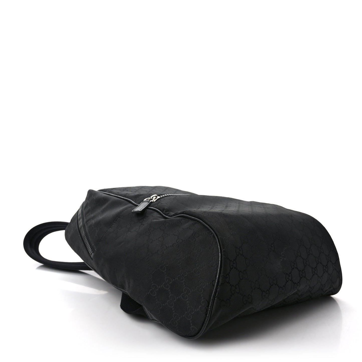 Nylon Monogram Slim Backpack Black