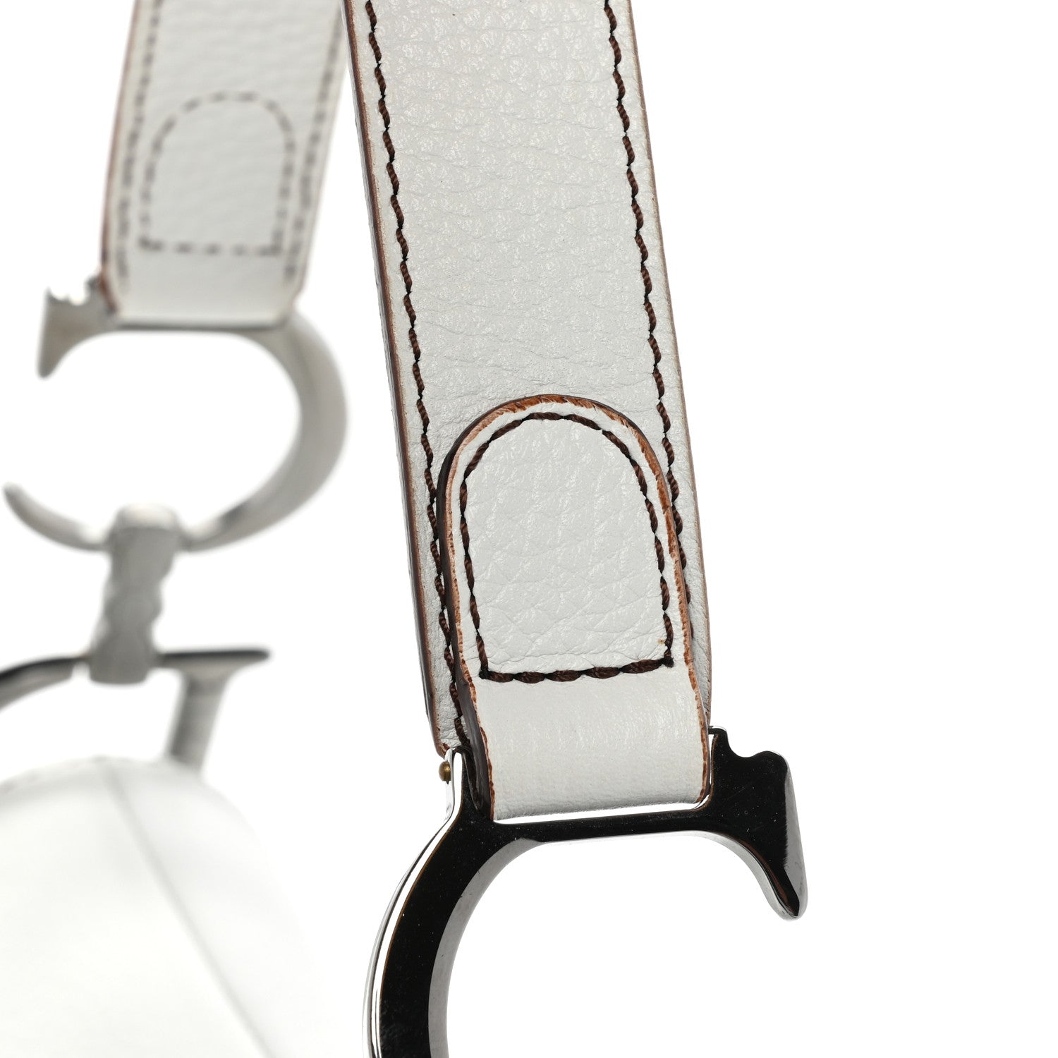 Christian Dior Calfskin Double Saddle Bag White 19 of 20
