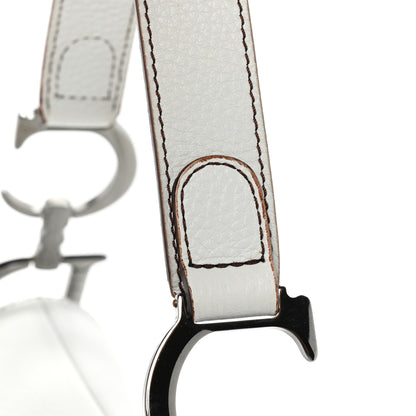 Christian Dior Calfskin Double Saddle Bag White 19 of 20