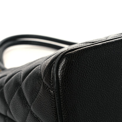 Chanel Caviar Quilted Medallion Tote Black 8 of 9