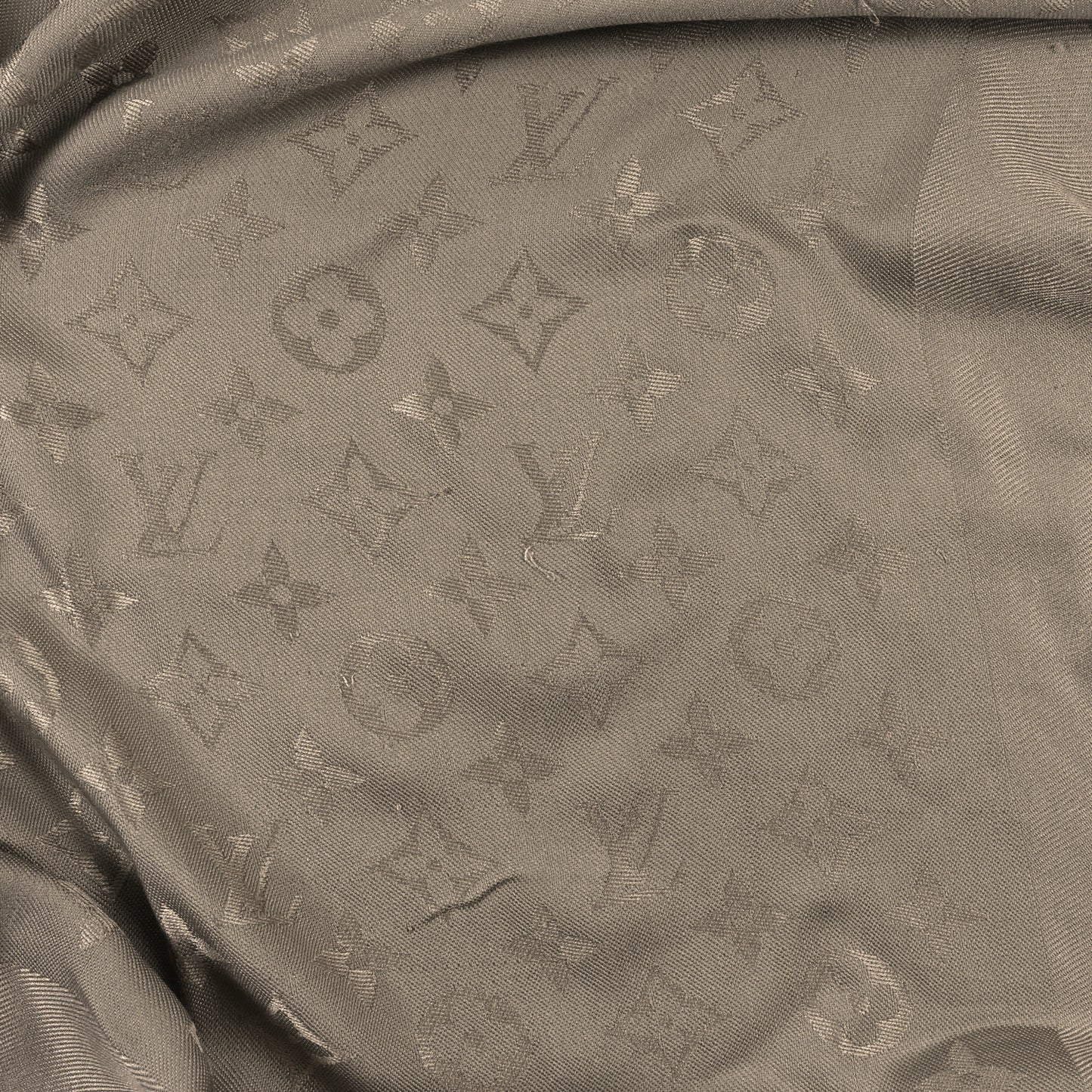 Silk Wool Monogram Shawl Verone