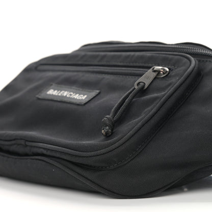 Balenciaga Recycled Casual Nylon Explorer Beltpack Black 10 of 10