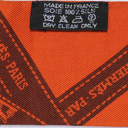 Hermes Silk Bolduc Twilly Orange 3 of 3