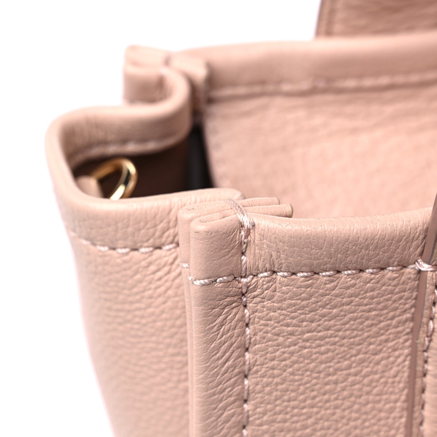 Marc Jacobs Grained Calfskin Small The Tote Bag Taupe 13 of 13