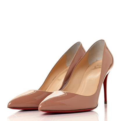 Christian Louboutin Patent Pigalle 85 Pumps 39 Nude 3 of 12