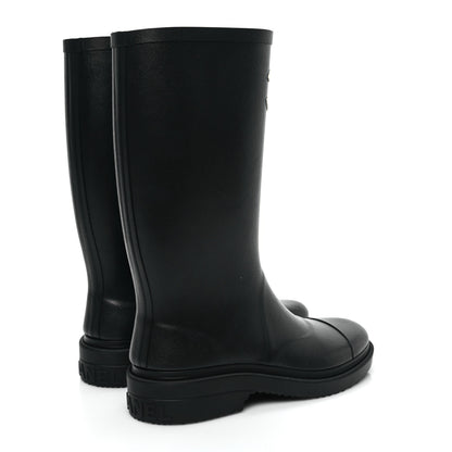Chanel Caoutchouk CC High Boots 36 Black 4 of 8