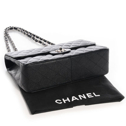 Chanel Caviar Jumbo Single Flap Black 4 of 7