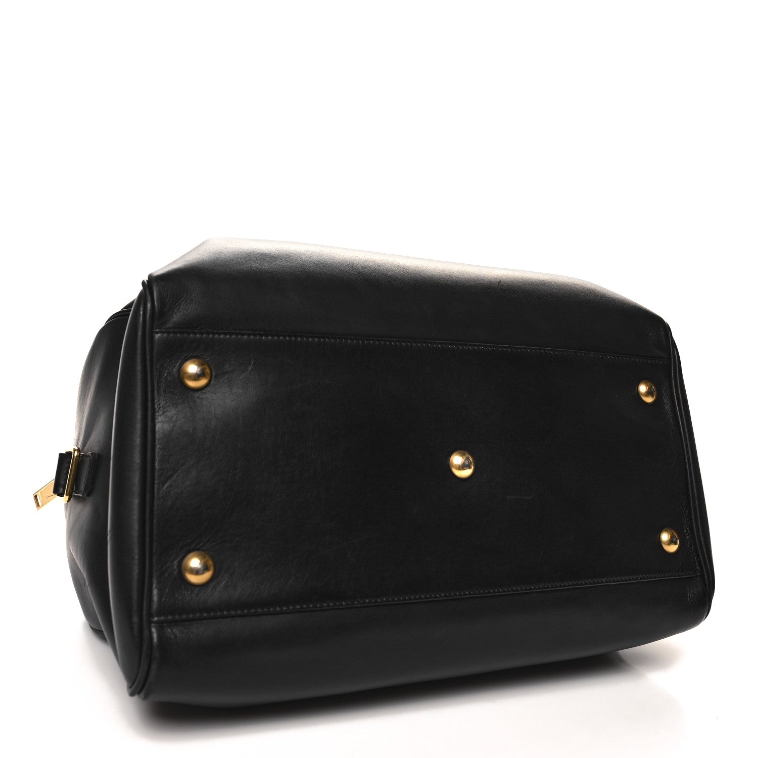 Saint Laurent Calfskin Classic Duffle 6 Black 4 of 15