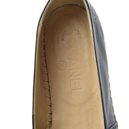 Chanel Lambskin CC Espadrilles 39 Black 6 of 11