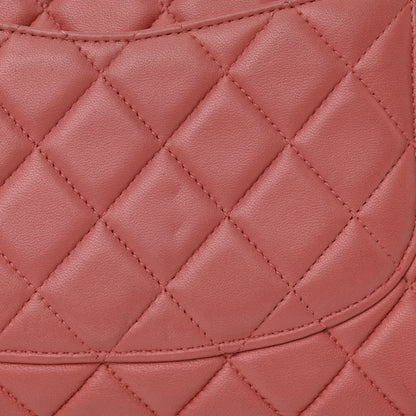 Chanel Lambskin Medium Valentine Charms Flap Pink 14 of 15