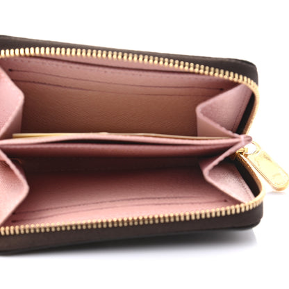 Louis Vuitton Monogram 2020 Christmas Animation Big Wheel Zippy Coin Purse Rose Ballerine 5 of 7