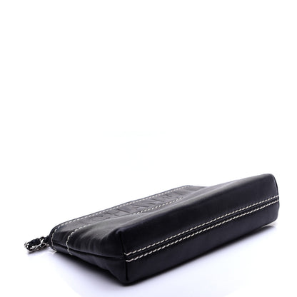 Chanel Lambskin Lax Pochette Black 4 of 11