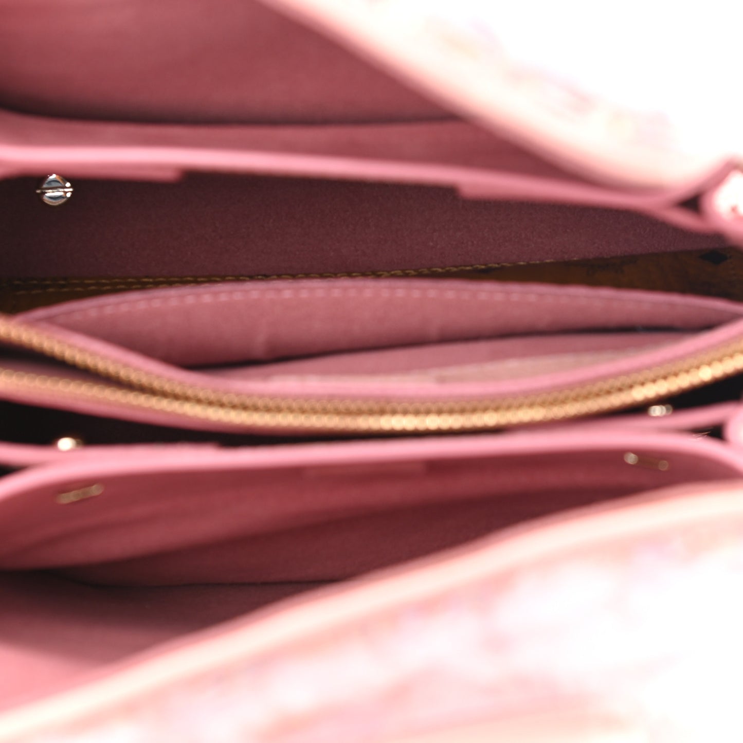 Tweed Mink Fur Sequin Mini Tote Pink Blush