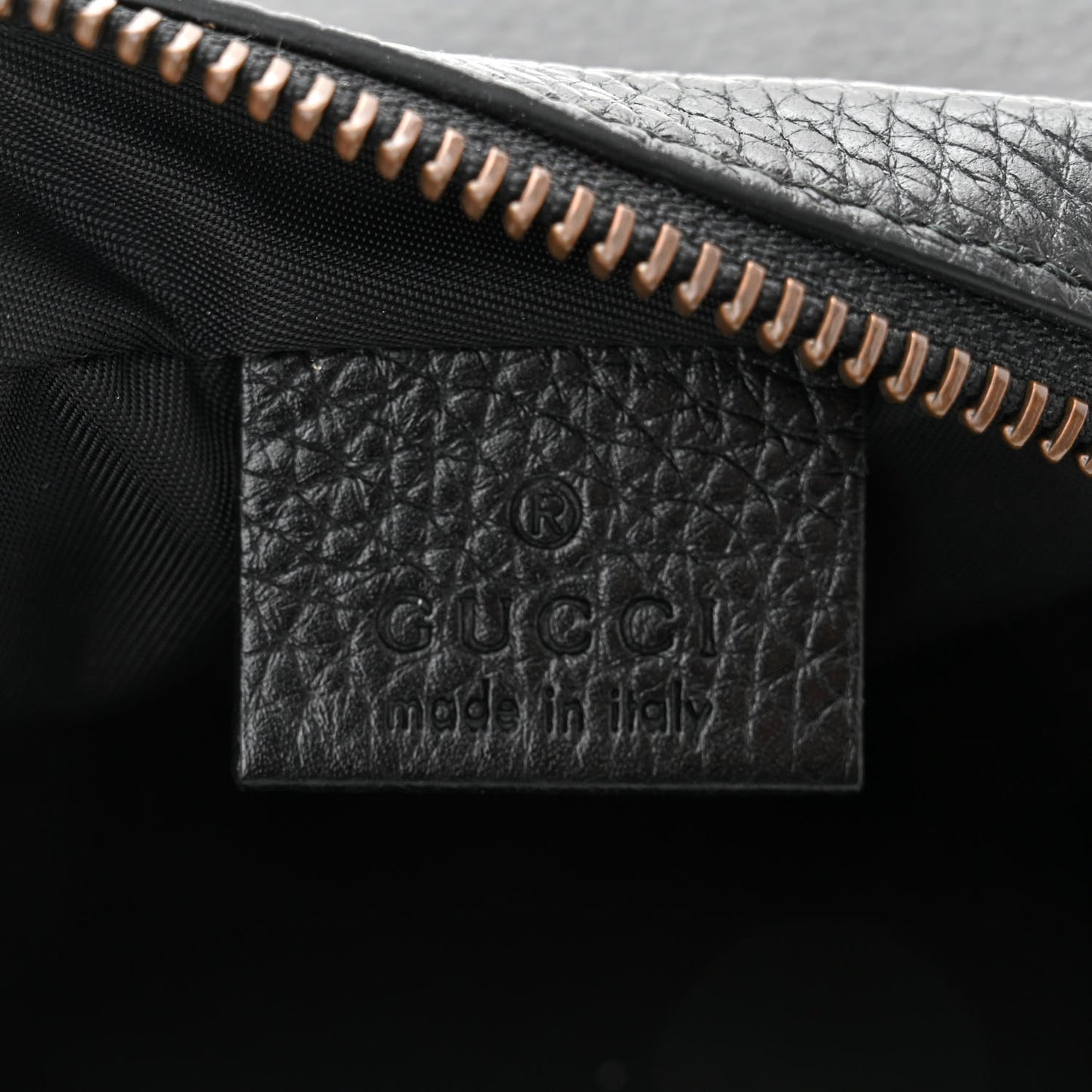 Pebbled Calfskin Mini Soho Disco Bag Black