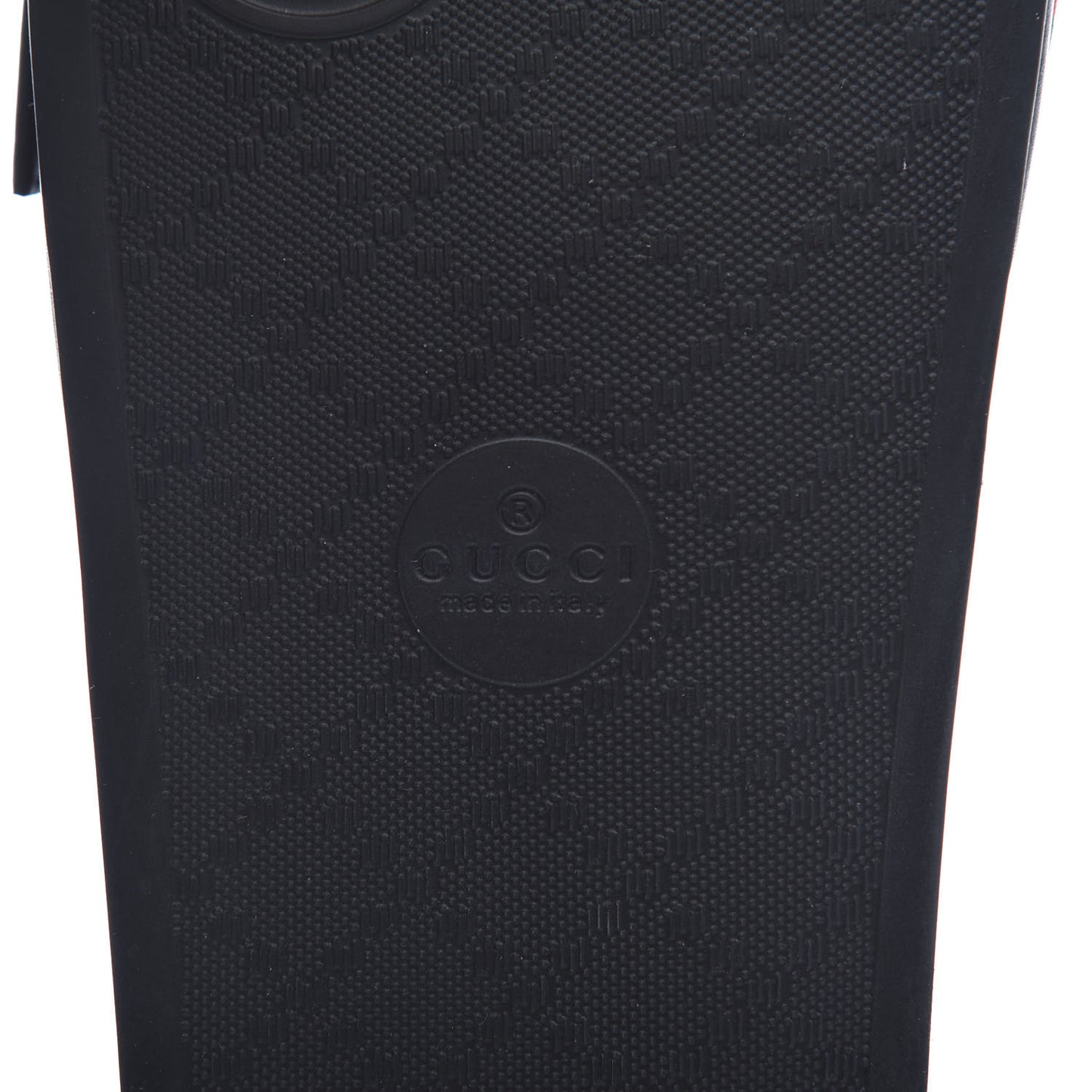 Satin Web Bow Slide Sandals 40 Black