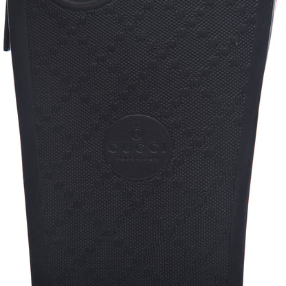 Gucci Satin Web Bow Slide Sandals 40 Black 7 of 9