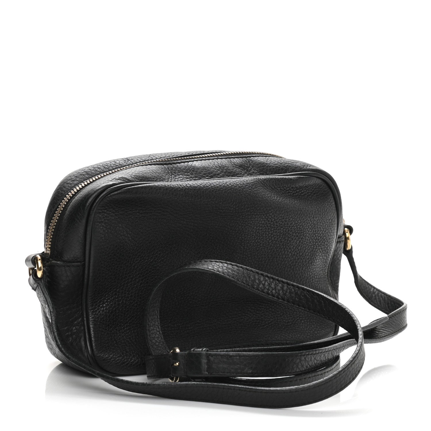 Gucci Pebbled Calfskin Small Soho Disco Bag Black 3 of 10