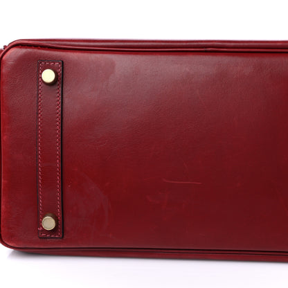 Hermes Box Birkin 30 Rouge H 16 of 21