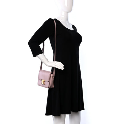 Celine Shiny Calfskin Teen Triomphe Vintage Pink 2 of 13