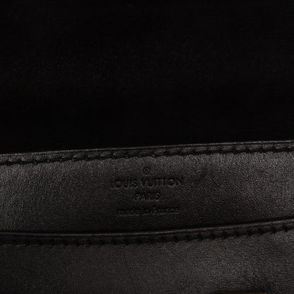 Louis Vuitton Calfskin Chain Louise MM Black 6 of 6