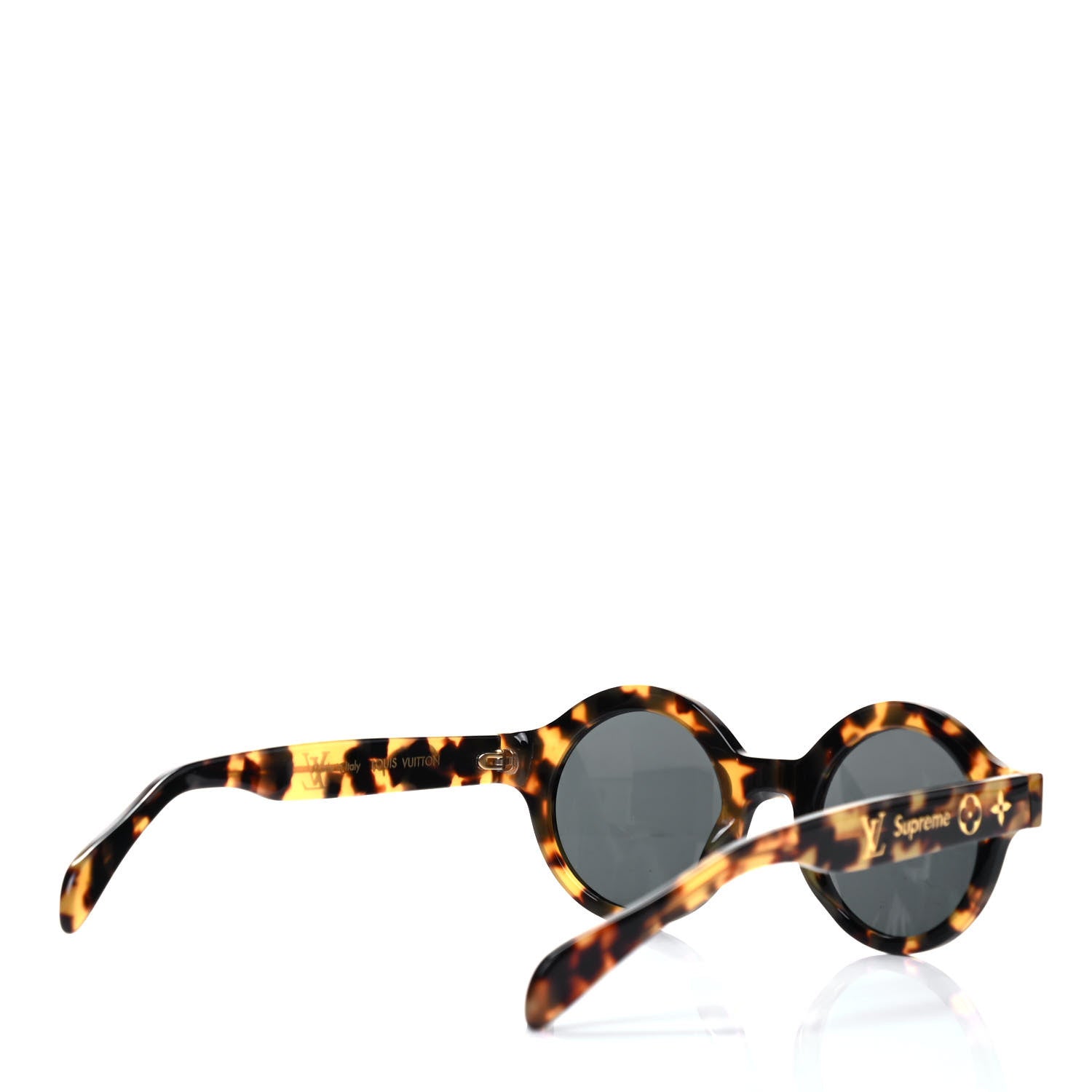 Louis Vuitton X SUPREME Downtown Sunglasses Tortoise 3 of 6