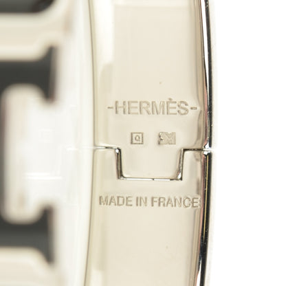 Hermes Enamel Narrow Clic Clac H Bracelet PM Black 3 of 7