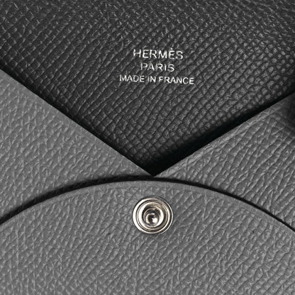 Hermes Epsom Verso Calvi Card Case Blue Hydra Deep Blue 6 of 8