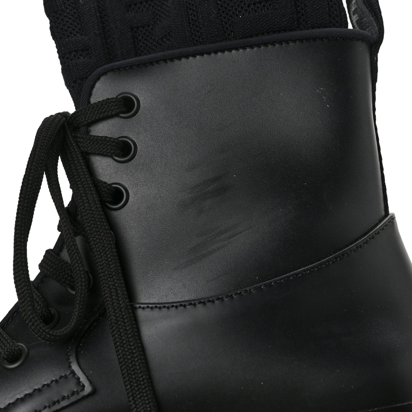 PVC FF Sock Rockoko Combat Boots 37 Black