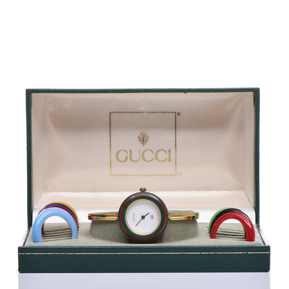 Gucci Stainless Steel 26mm Interchangeable Bezel Quartz Watch 9 of 9