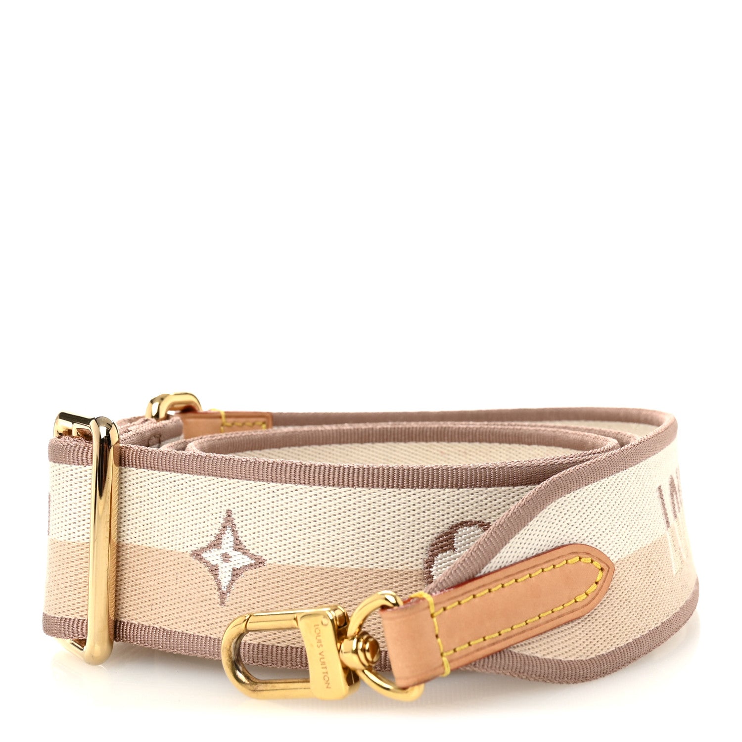 Louis Vuitton Jacquard Speedy Bandouliere 20 Shoulder Strap Beige 1 of 3